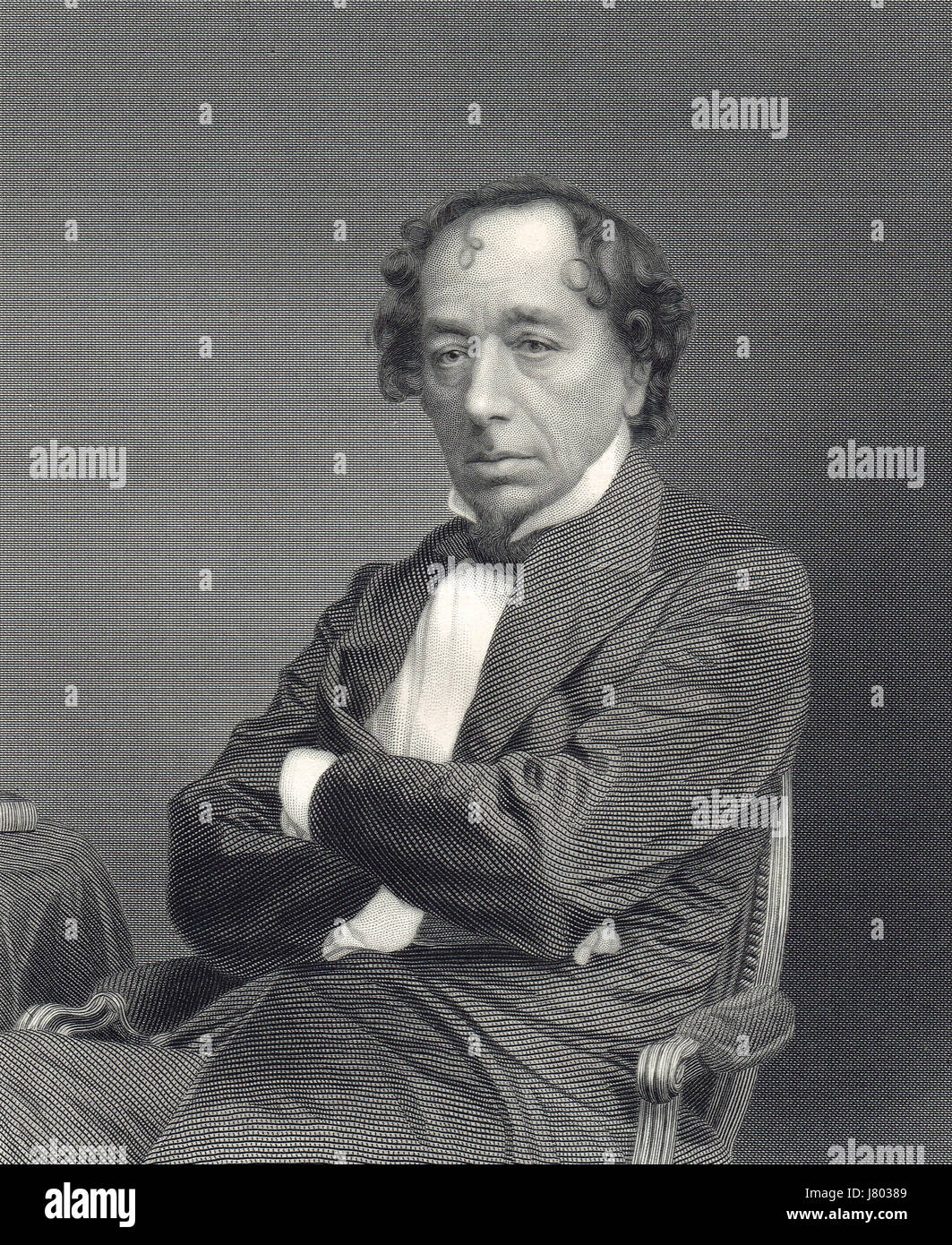 Der britische Premierminister Benjamin Disraeli Stockfoto