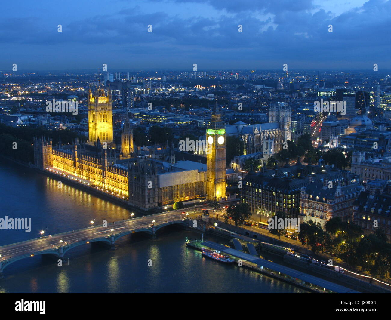 Big Ben Häuser des Parlaments big Ben Bei Nacht big Ben Nacht London Bei nacht Stockfoto