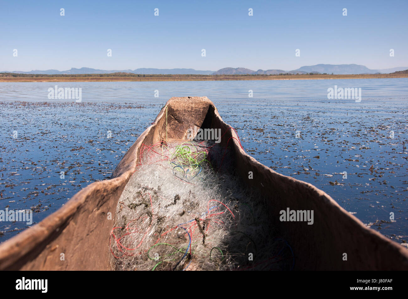 Einbaum, North Eastern Mosambik. Stockfoto