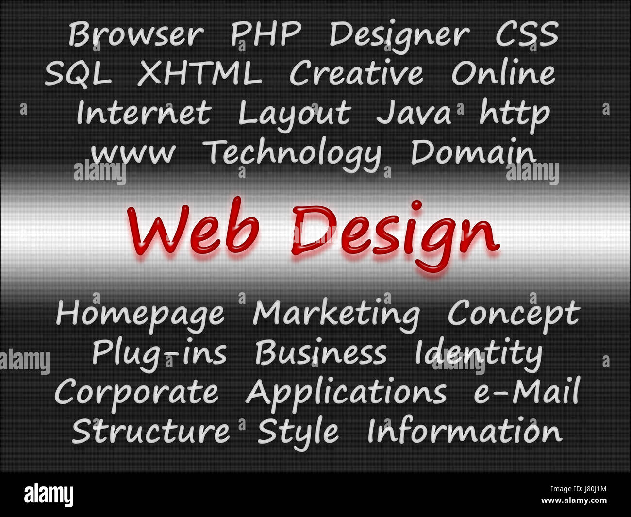 Webdesign - e-Business-Konzept Stockfoto