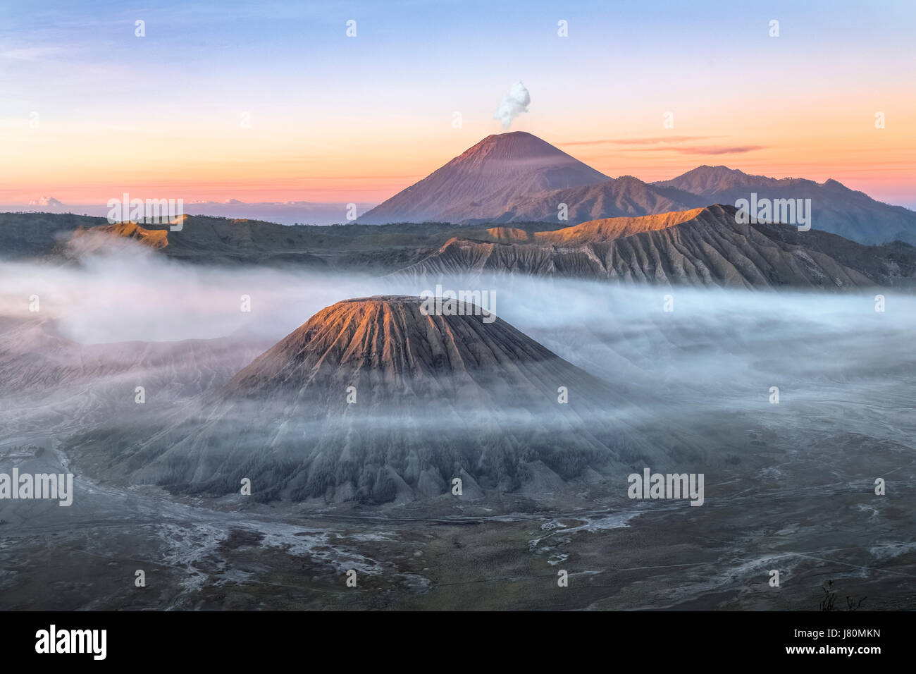 Bromo Tengger Semeru Nationalpark, Java, Indonesien, Asien Stockfoto