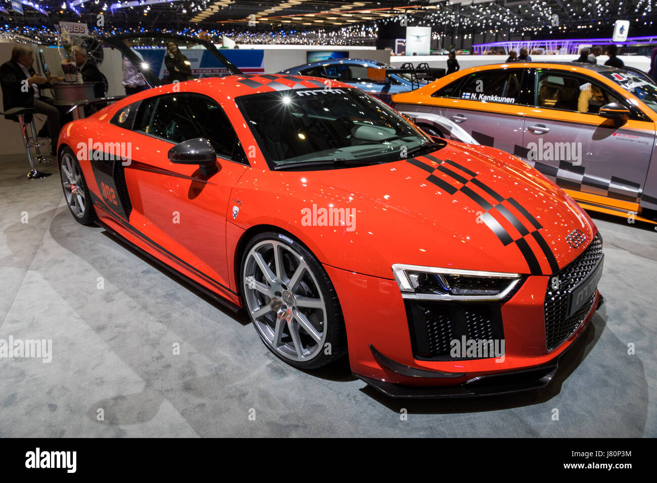 Genf, Schweiz - 8. März 2017: Audi TT Sportwagen auf der 87. Genfer Autosalon vorgestellt. Stockfoto