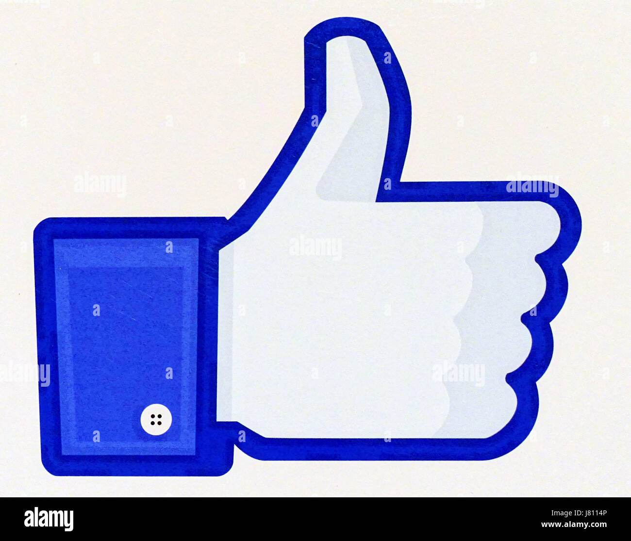 Facebook "Gefällt mir" symbol Stockfoto