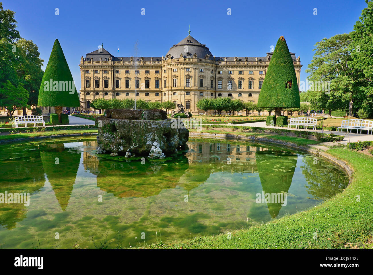 Deutschland, Bayern, Würzburg, Würzburger Residenz oder Residenz