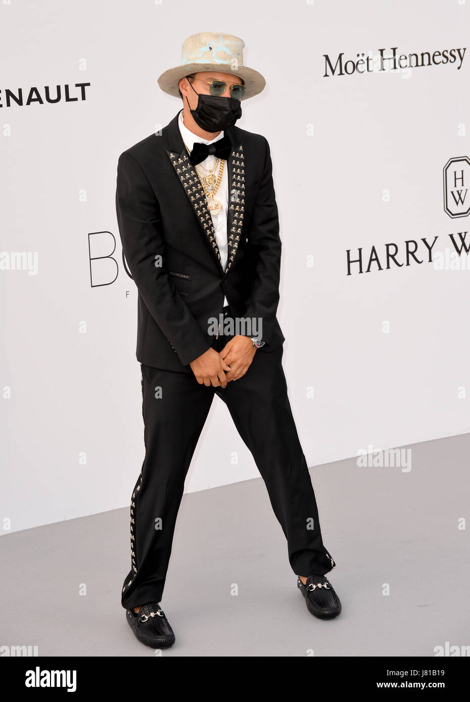 Cannes, Frankreich. 25. Mai 2017. Alec Monopoly auf dem 24. AmfAR Gala Cannes an das Hotel du Cap-Eden-Roc, Cannes, Frankreich. Bildnachweis: Sarah Stewart/Alamy Live-Nachrichten Stockfoto