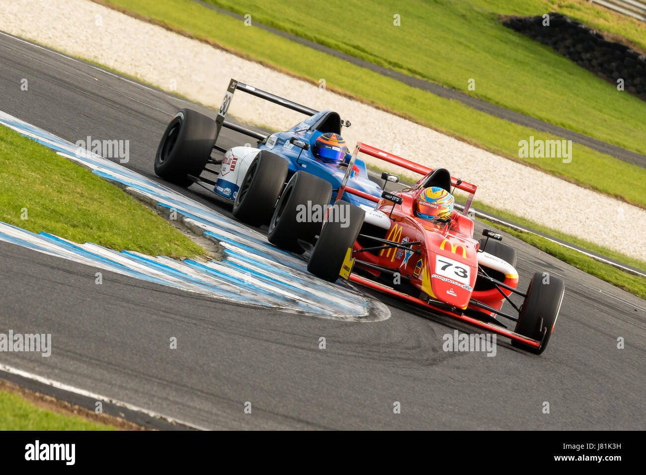 Phillip Island, Australien. 27. Mai 2017. MELBOURNE, Australien-27 Mai: Cameron Schilde in der Formel 4 Qualifikation während der 2017 Shannon Staatsangehörige, Runde 2 - Phillip Island, Australien am 27. Mai 2017. Bildnachweis: Dave Hewison Sport/Alamy Live-Nachrichten Stockfoto