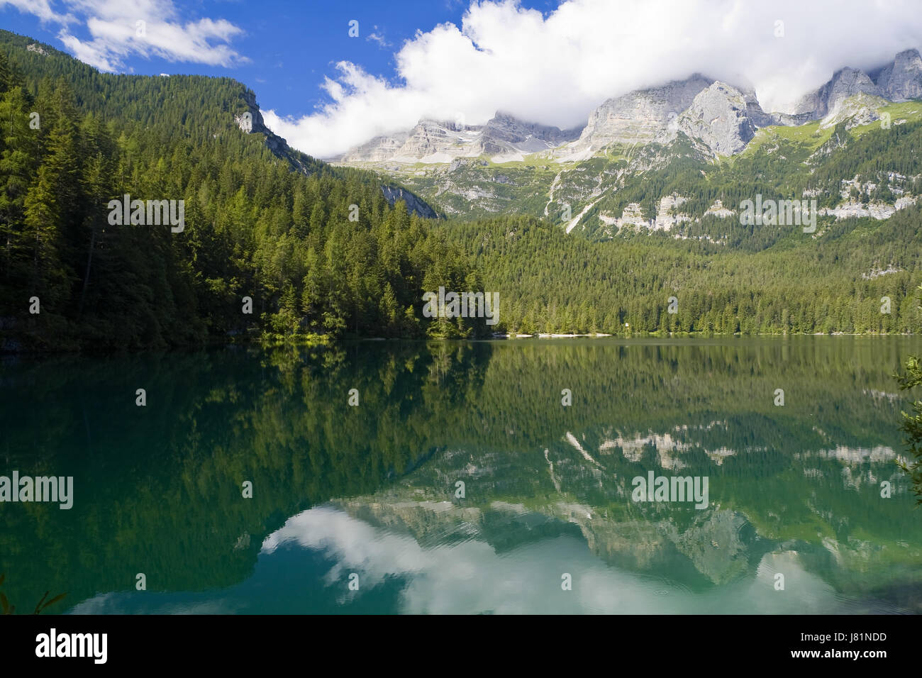 Alpen Sommer sommerlich frisches Wasser Binnengewässer Wasser Landschaft Seenlandschaft Stockfoto