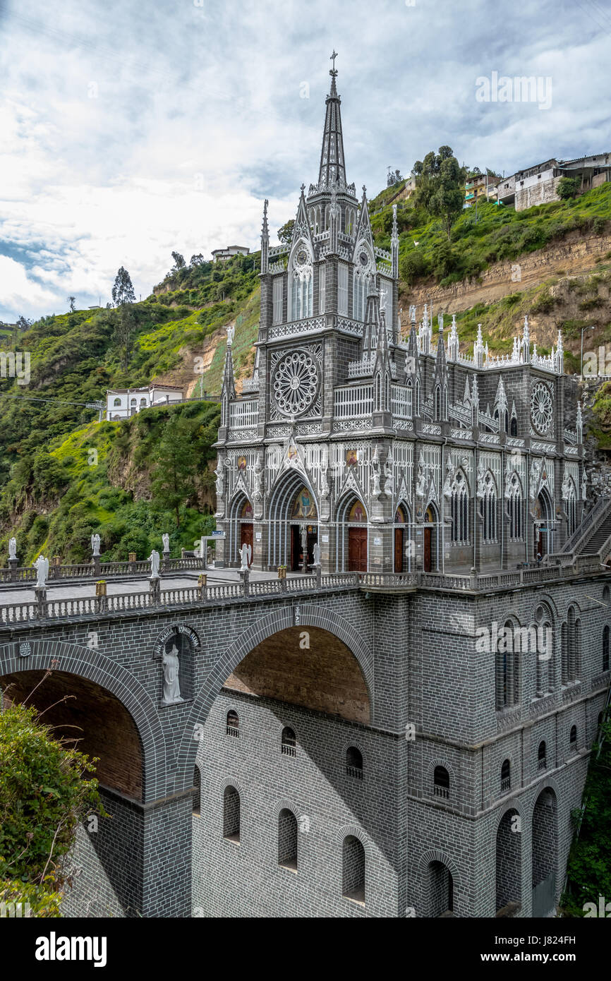 Las Lajas Sanctuary - Ipiales, Kolumbien Stockfoto