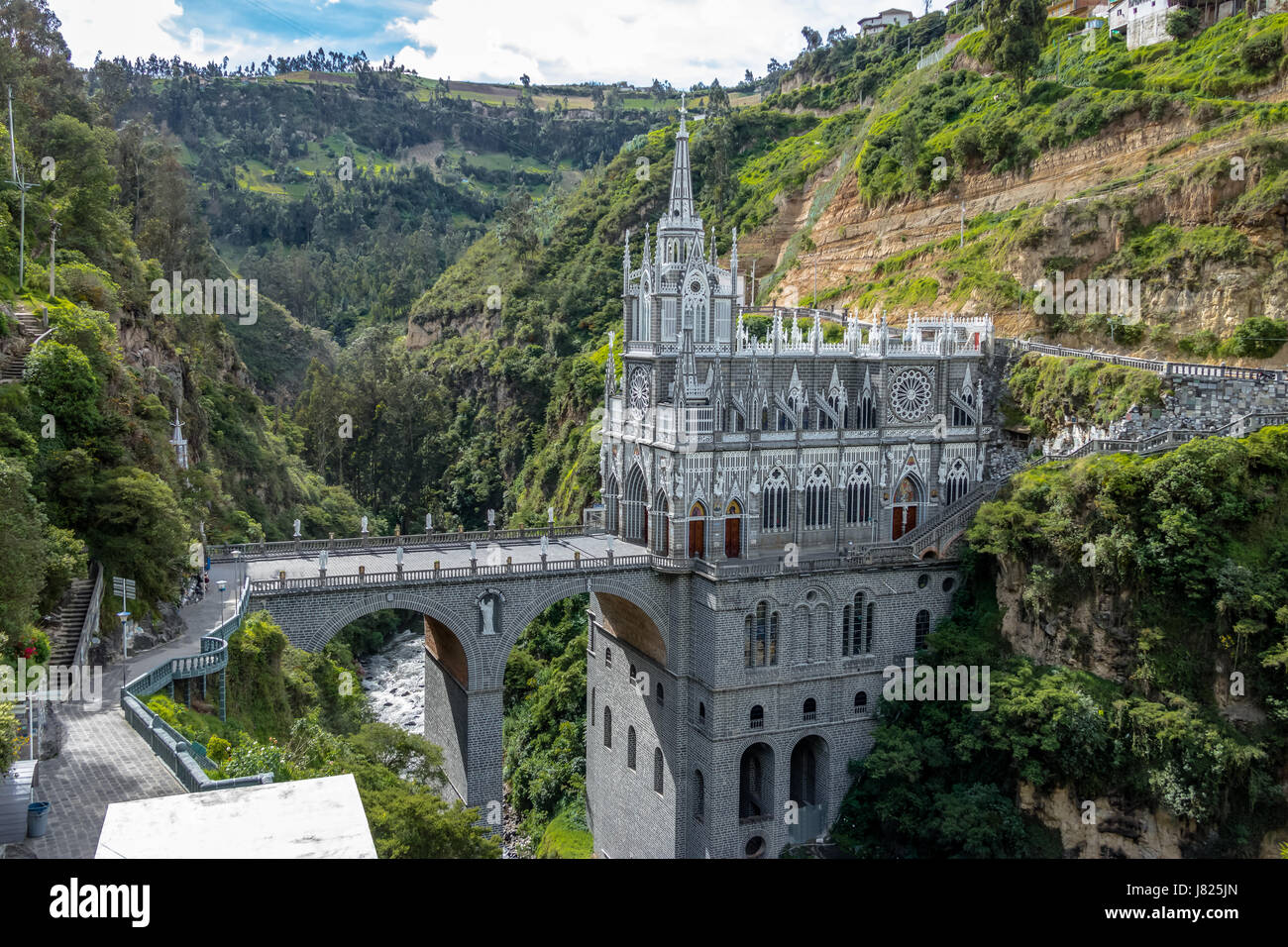 Las Lajas Sanctuary - Ipiales, Kolumbien Stockfoto