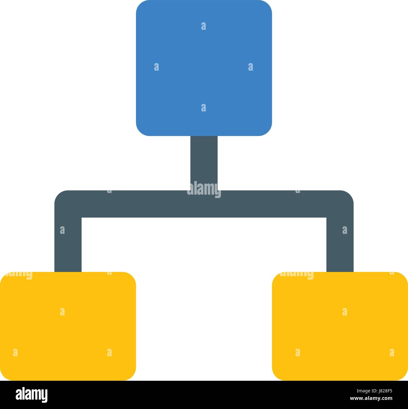 Organigramm Stock Vektor