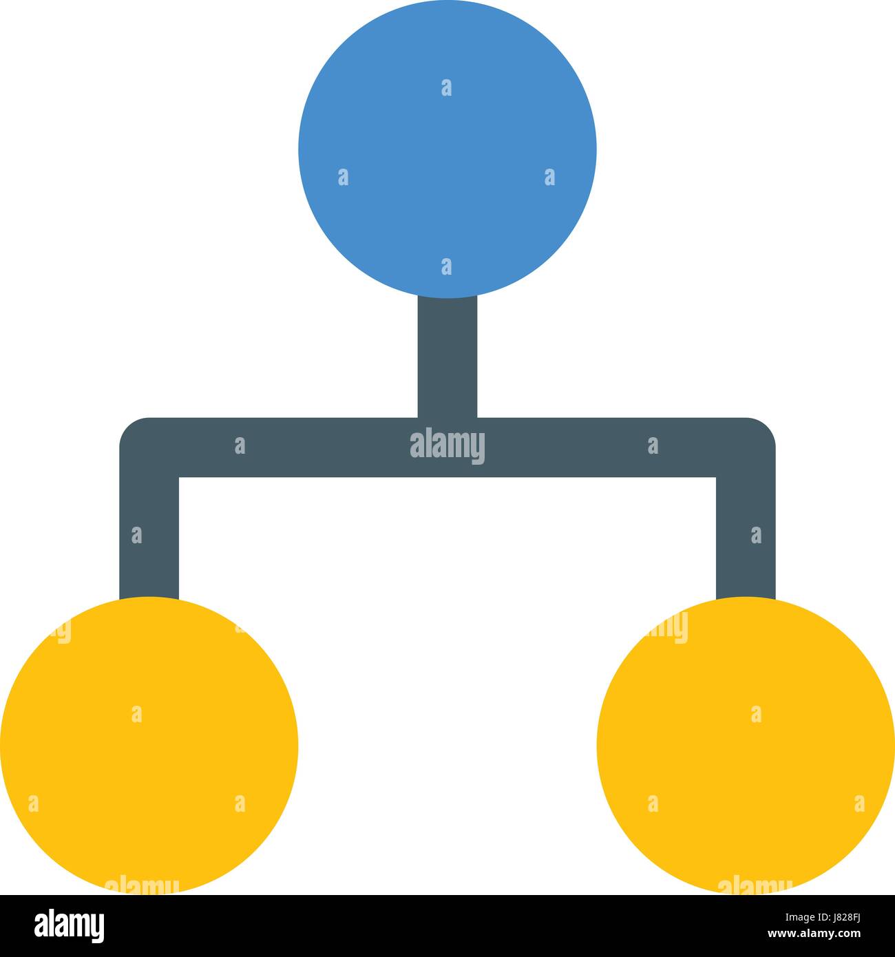 Organigramm Stock Vektor