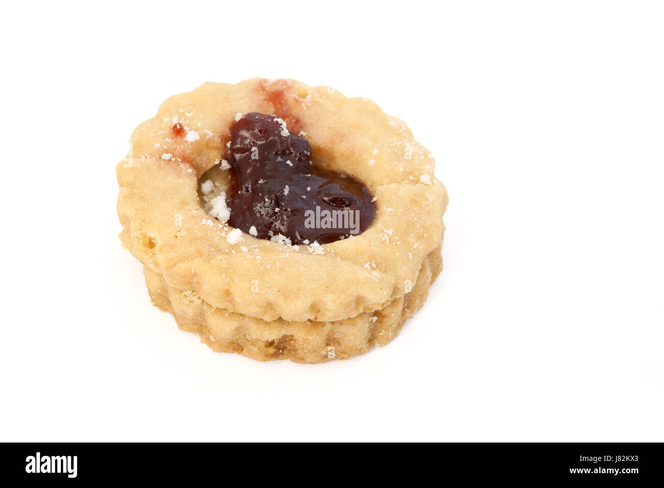 Lebensmittel Nahrungsmittel süß isoliert Gebäck ein Candy Marmelade essen Nahrungsmittel Makro gebacken Stockfoto