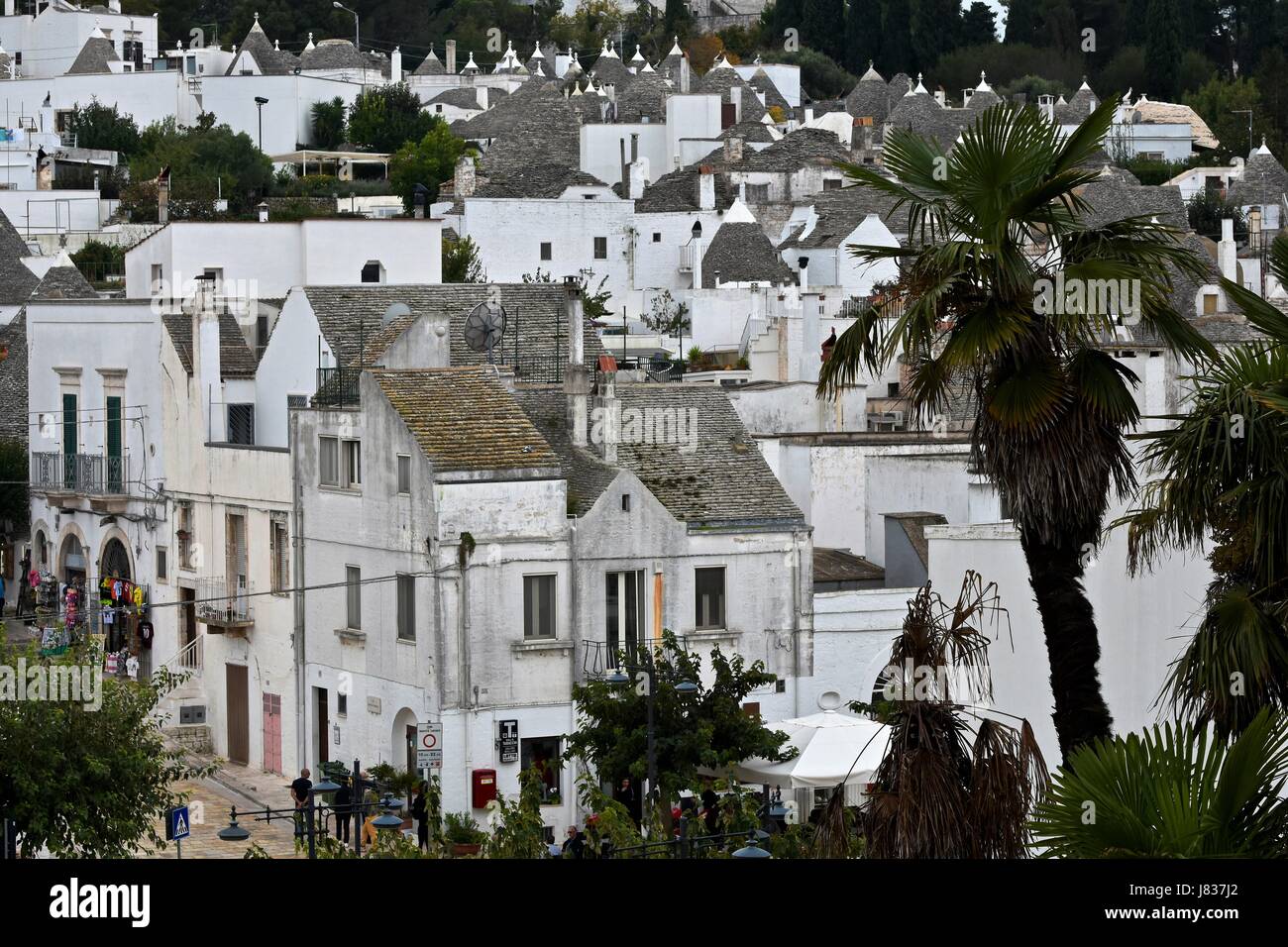 Alberobello, Apulien, Italien Stockfoto