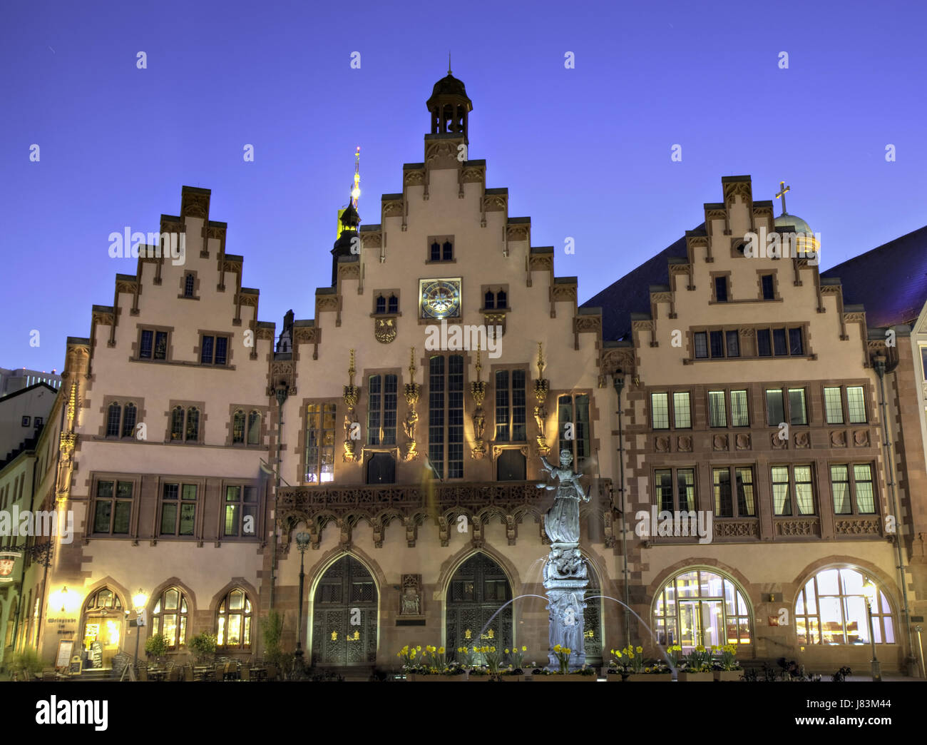 Deutschland Bundesrepublik Deutschland Rathaus Rittersaal blaue Stadt Stadt Deutschland Stockfoto