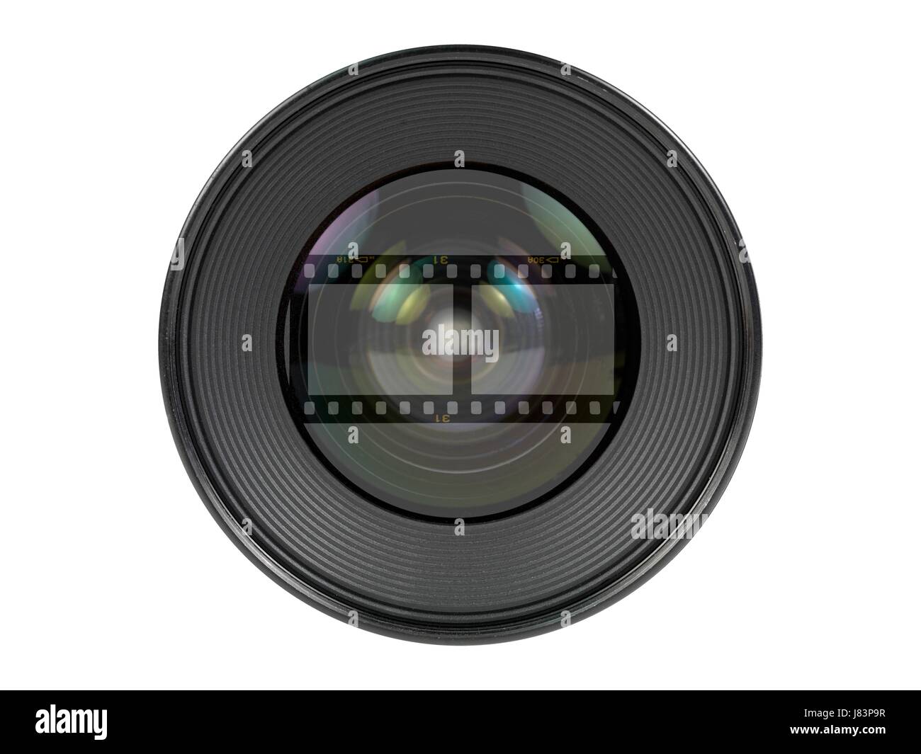 Glas Kelch Becher Objekt isoliert moderne moderne Elektronik Foto-Kamera Stockfoto