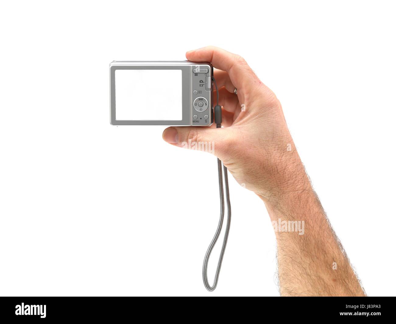 Glas Kelch Becher Objekt isoliert moderne moderne Elektronik Foto-Kamera Stockfoto