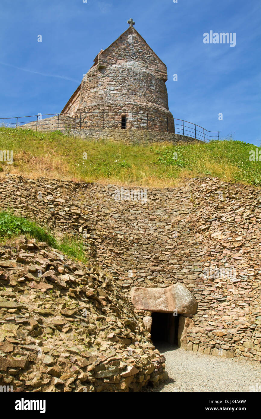 Kapelle Jersey glauben Kirche Gott Marienkapelle Eingang Grabstätte Ausgrabung Stockfoto