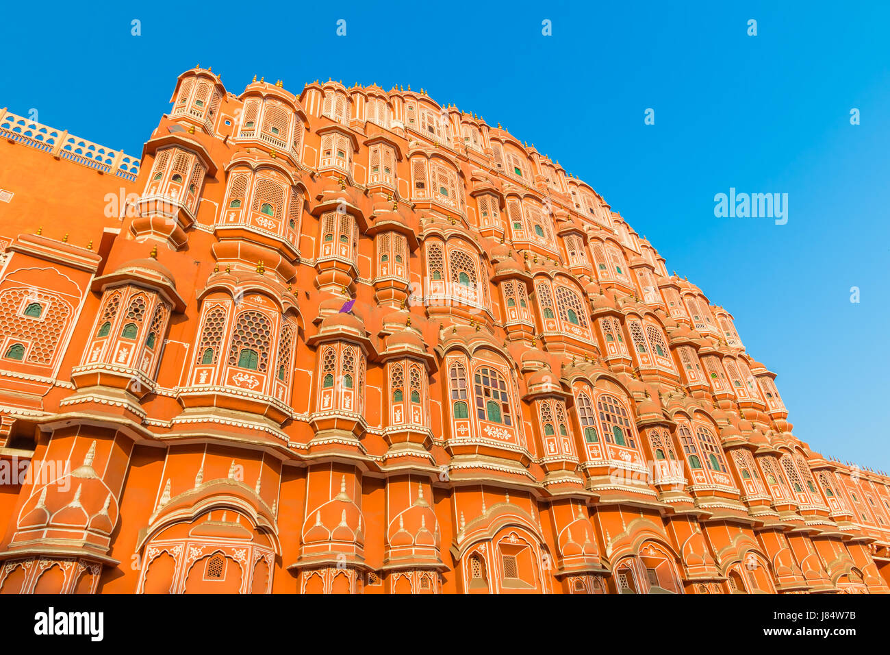 Hawa Mahal - Palast der Winde, Jaipur, Indien. Stockfoto