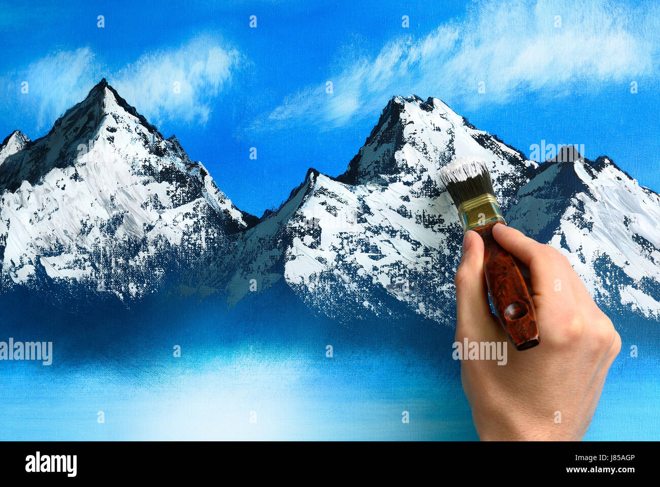 Berge Malen Foto Bild Bild Kopieren Abzug Dyer Staint Stockfotografie Alamy
