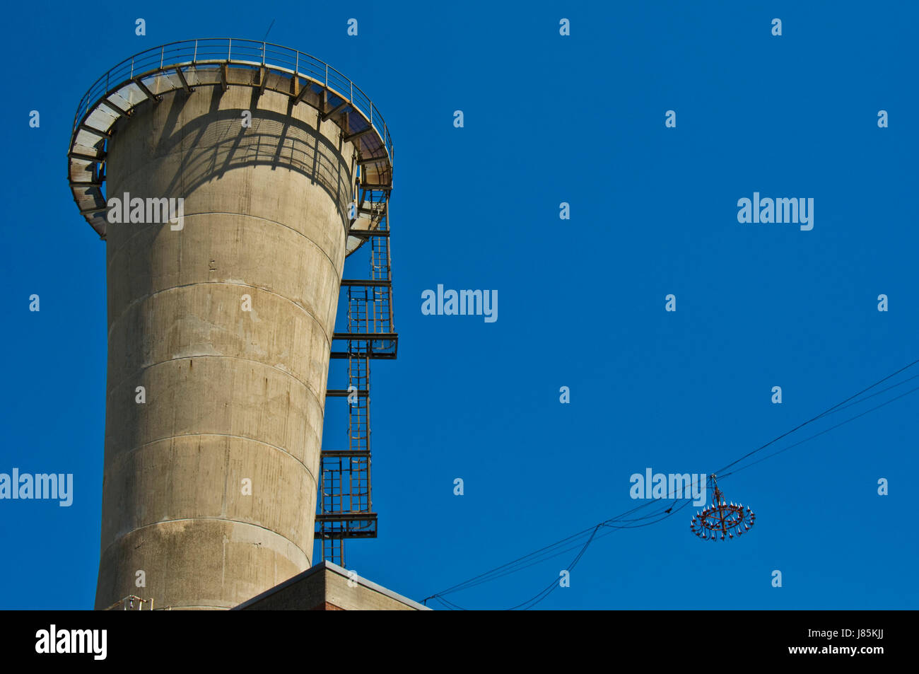 Denkmal industrielle Glanz strahlt helles lucent Licht ruhige helle sonnige Stockfoto