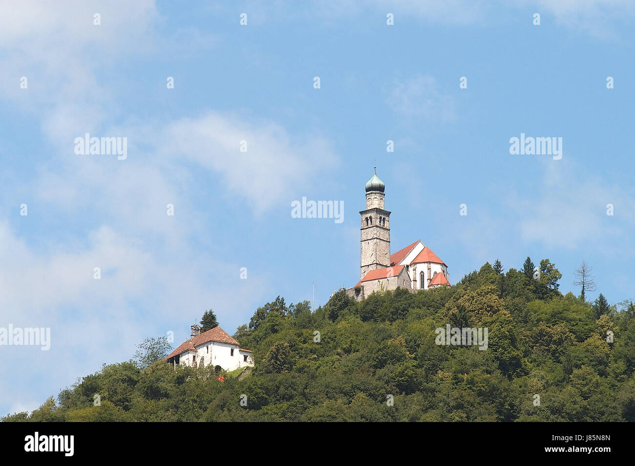 Kirche Religion Kirche Berge Alpen Sehenswürdigkeiten Kapelle Sightseeing sehenswert Stockfoto