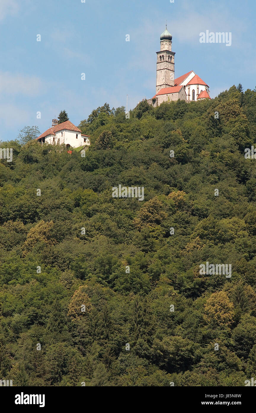 Kirche Religion Kirche Berge Alpen Sehenswürdigkeiten Kapelle Sightseeing sehenswert Stockfoto