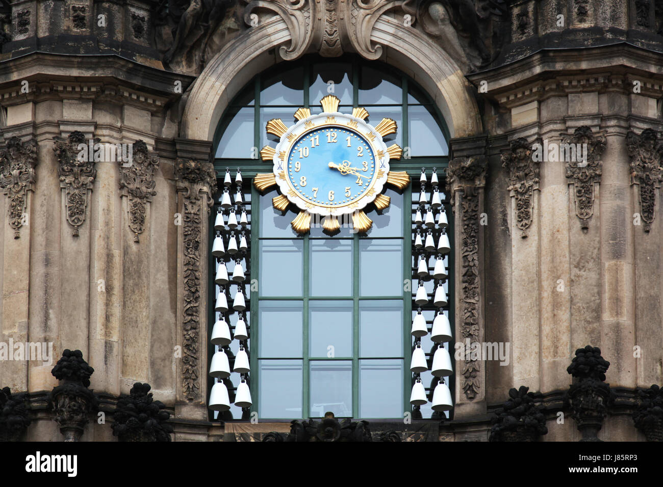 Dresdner Zwinger Barockmalerei Baustil Bau Stockfoto