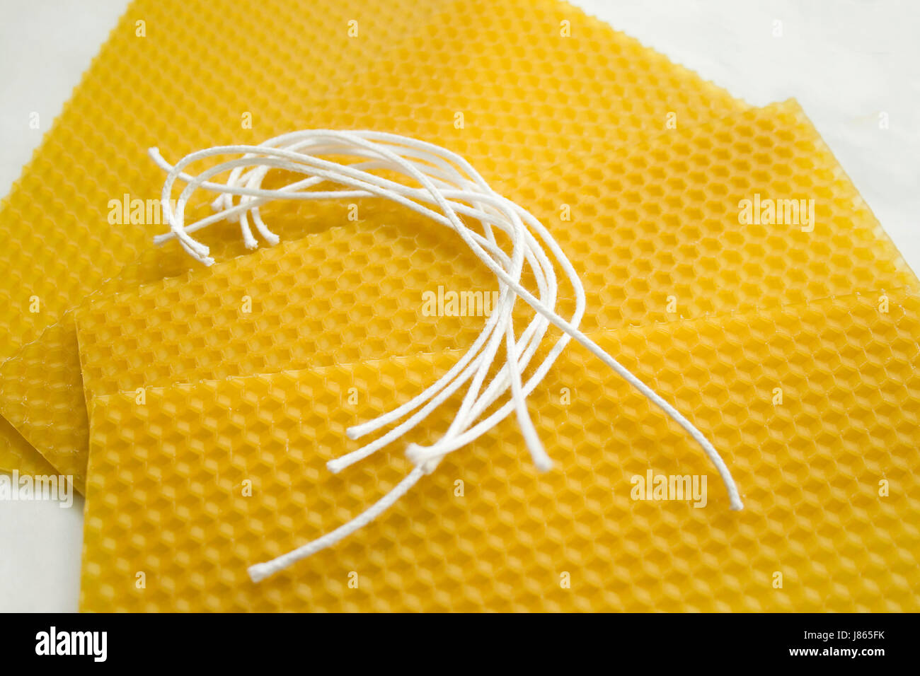 tun Kunsthandwerk Wachs Bienenwachs Tool Makro Nahaufnahme Makro Aufnahme nahe Ansicht Stockfoto