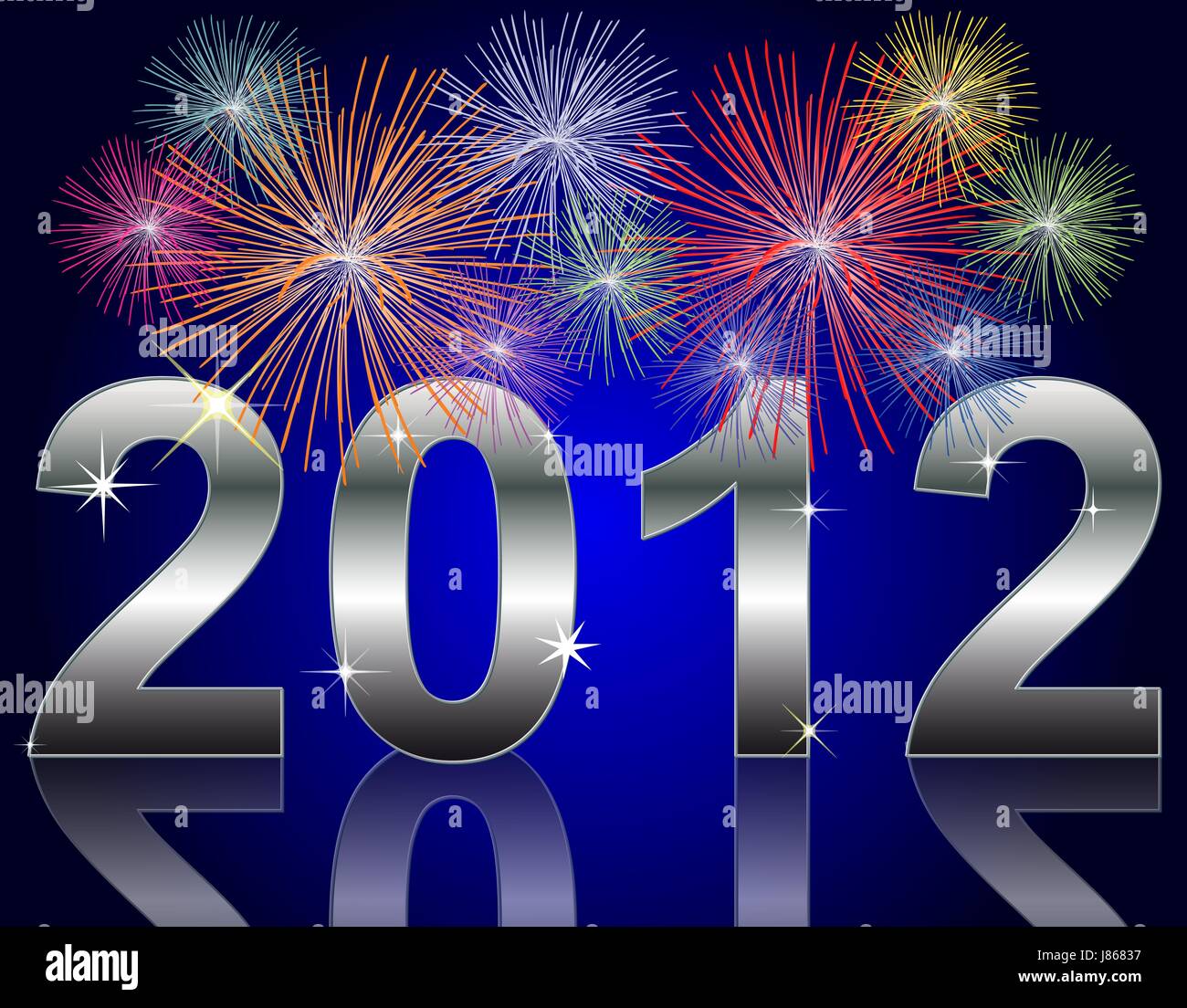 Silvester, Neujahr, Rakete, News, Feuerwerk, Feuerwerk, Farbenspiel, Datum  Stockfotografie - Alamy