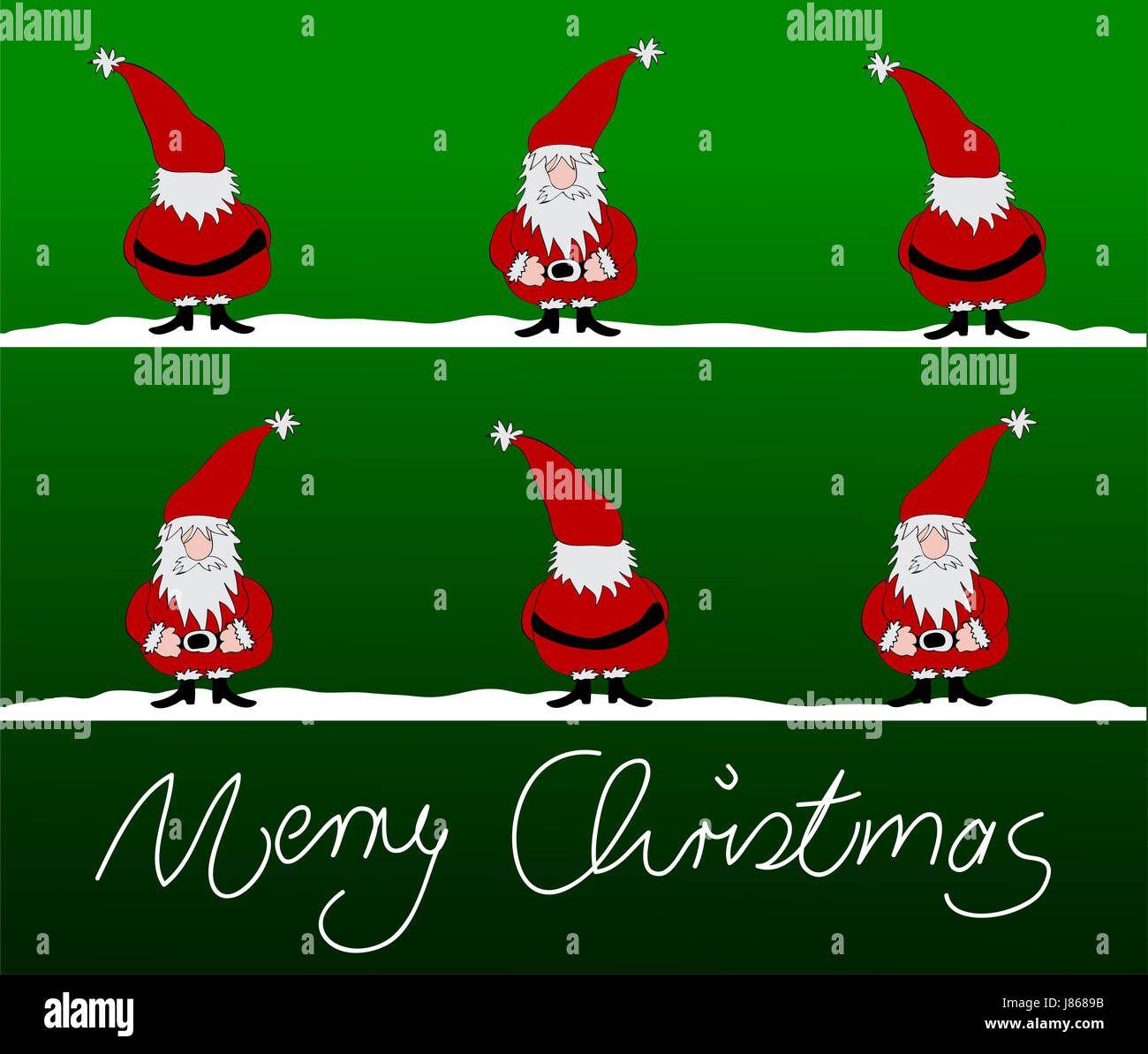 Merry Christmas card Stockfoto