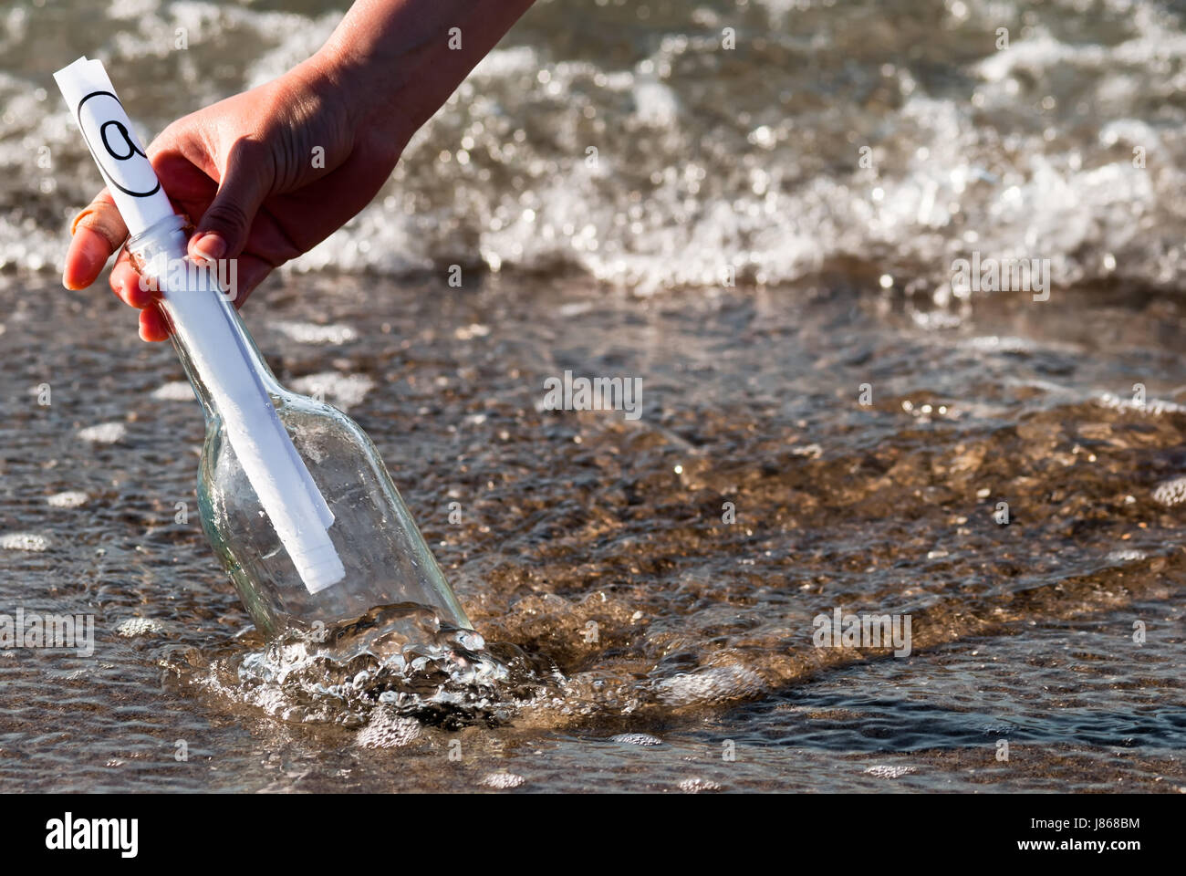 Welle, wichtig, Find, Nachricht, Flasche Nachricht, Piktogramm, Symbol
