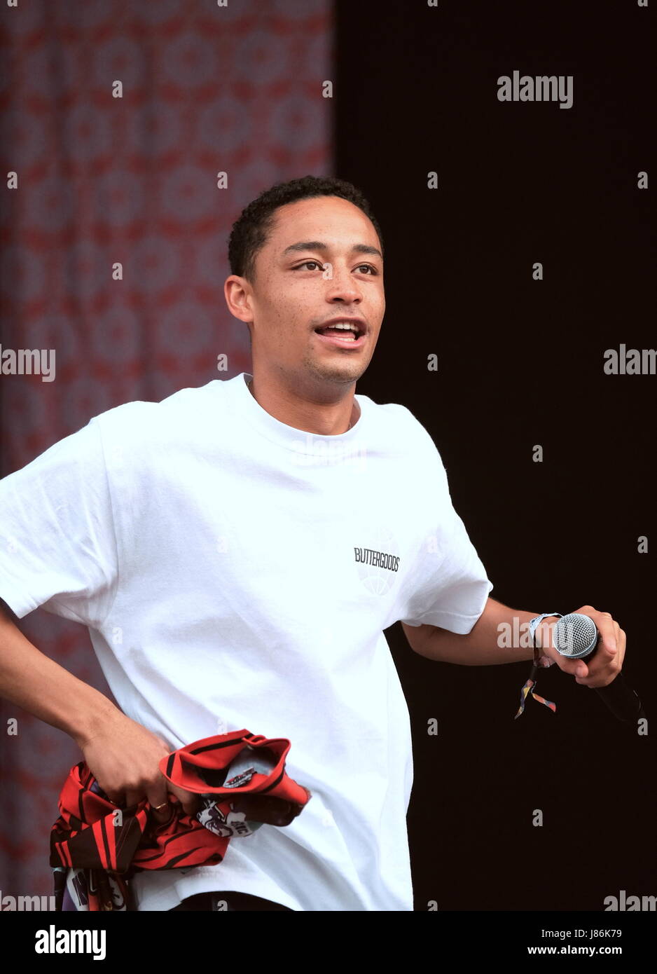 Hampshire, UK. 27. Mai 2017. Gemeinsamen Menschen Tag 1 - britische Hip-Hop-Künstler Loyle Carner erklingt in gemeinsamen Menschen Southampton, 27. Mai 2017, Hampshire, UK Credit: DFP Photographic/Alamy Live News Stockfoto