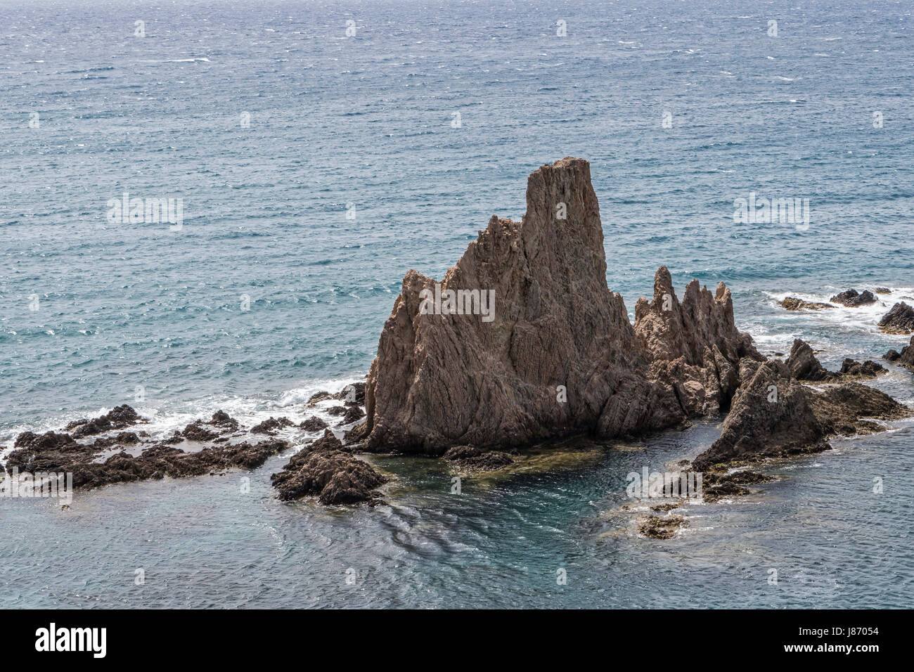 Las Sirenas in Cabo de Gata-Nijar Natural Park nehmen in Almeria, Andalusien, im Südosten von Spanien Stockfoto