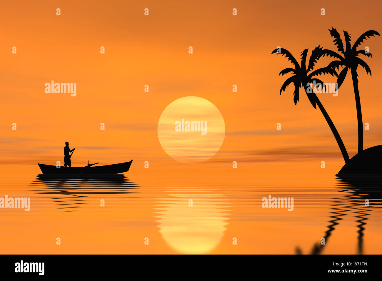 Sonnenuntergang, Sonnenaufgang, Zeile, Nordkap, allein, einsam, Insel,  Island, symbolisch Stockfotografie - Alamy