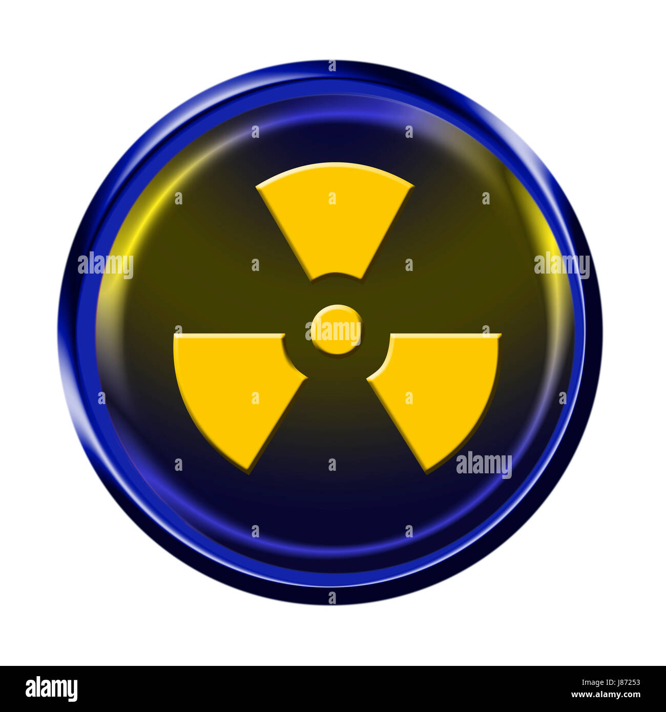 Atom, radioaktive Strahlung, Radioaktivität, Atomenergie, Atomkraft, Stockfoto