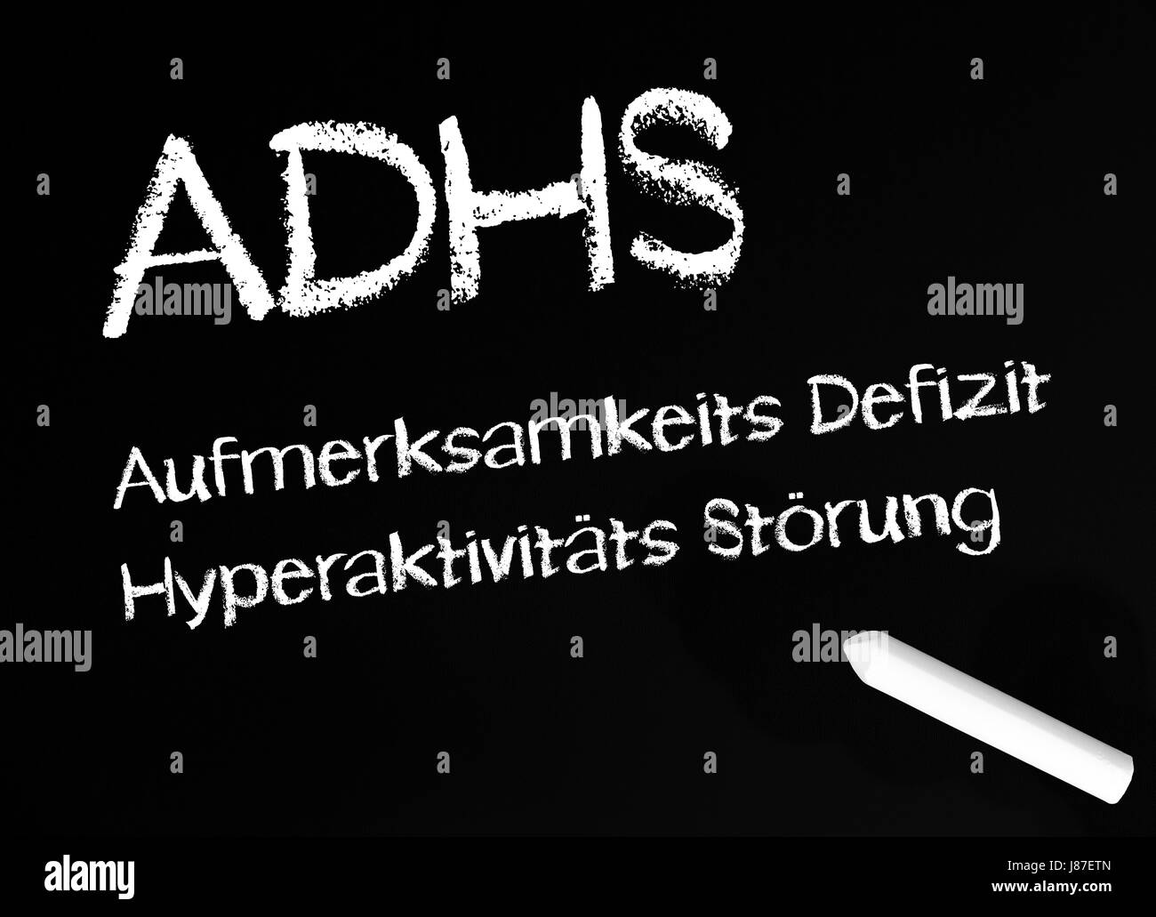 ADHS - Hyperkinetischen Syndrom Stockfoto