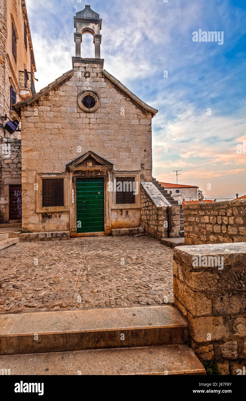 Kroatien Dalmatien Sibenik All Saints church Stockfoto
