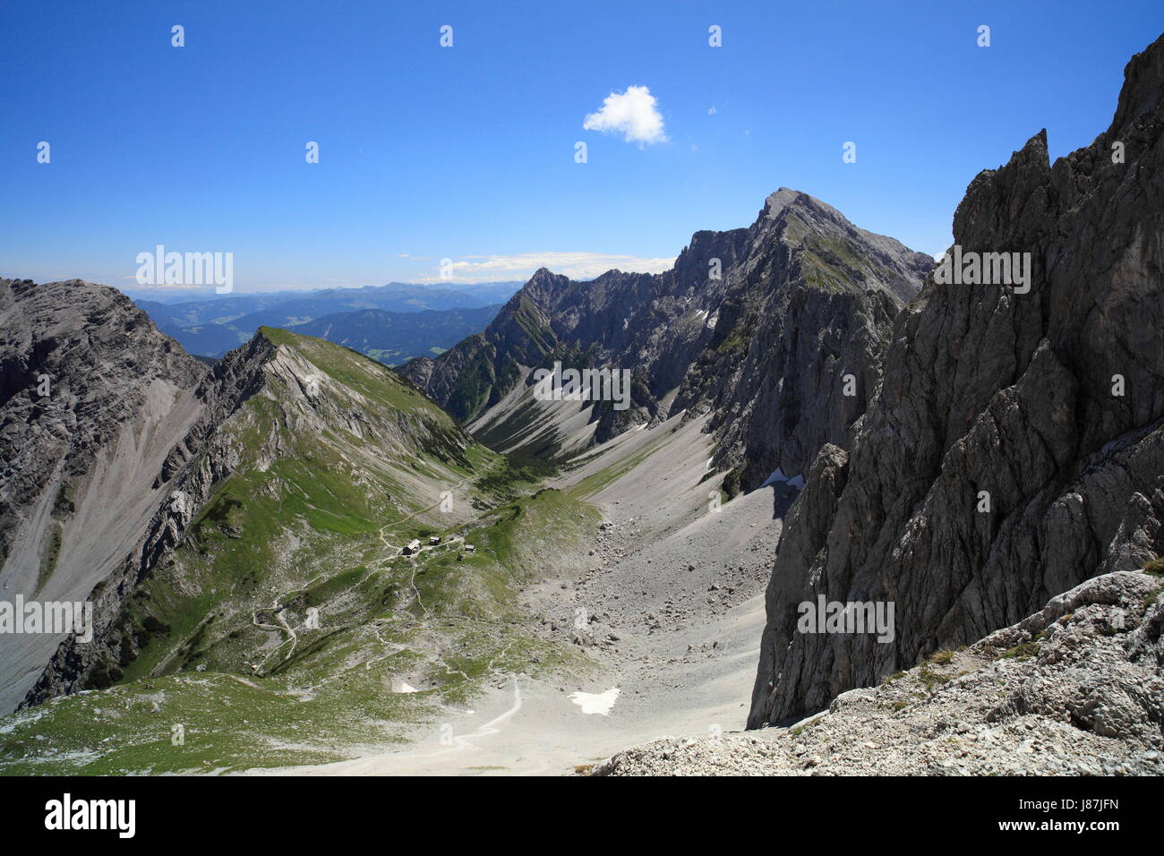 Bergkette Stockfoto