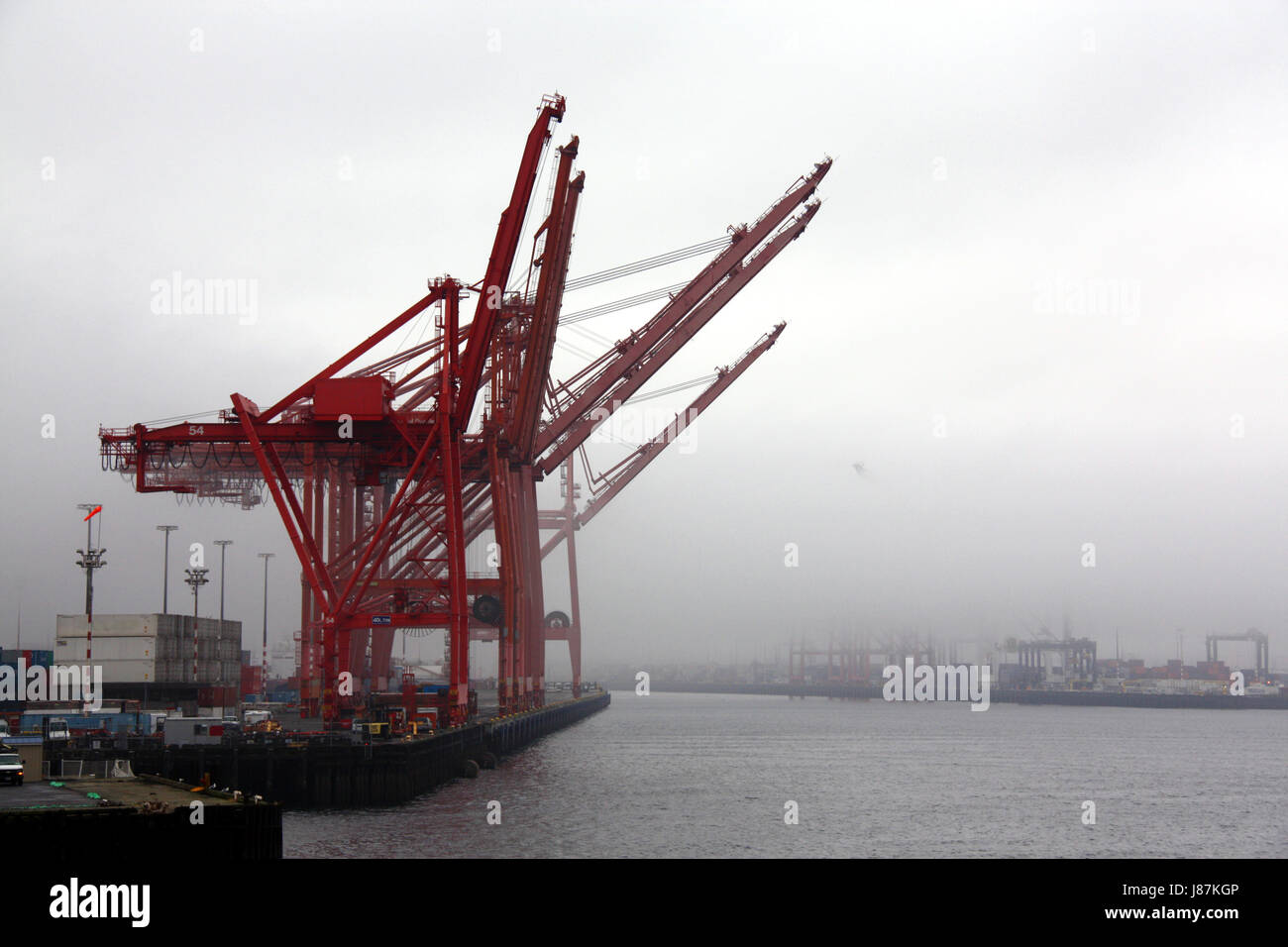 Hafen, Transport, Logistik, Häfen, Krise, maritime-Handel, Wirtschaft, Stockfoto