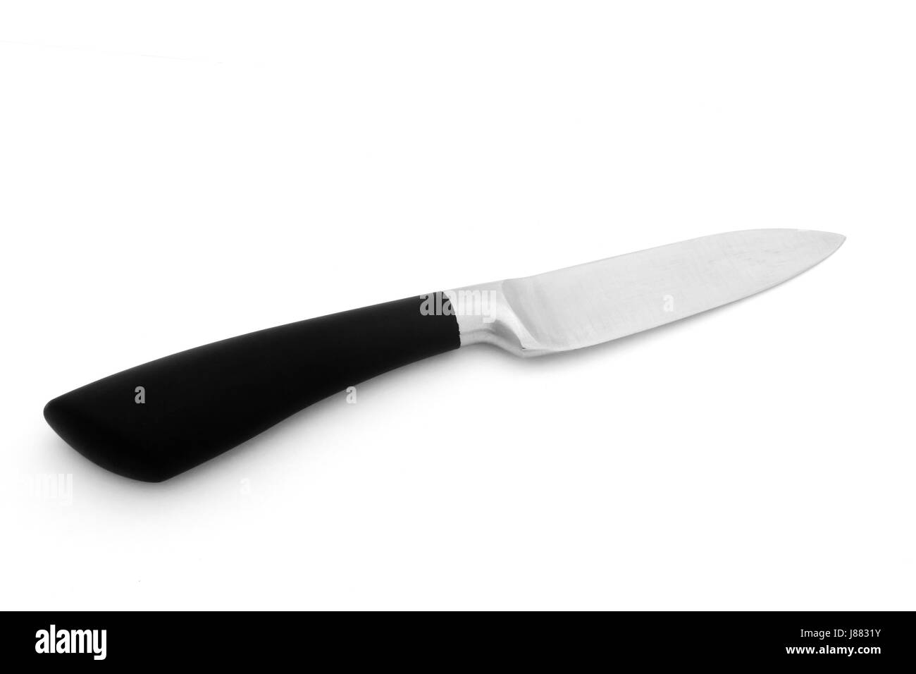 isoliert, Stahl, Griff, Klinge, Arm, Waffe, Messer, Messer, Restaurant, Essen, Stockfoto