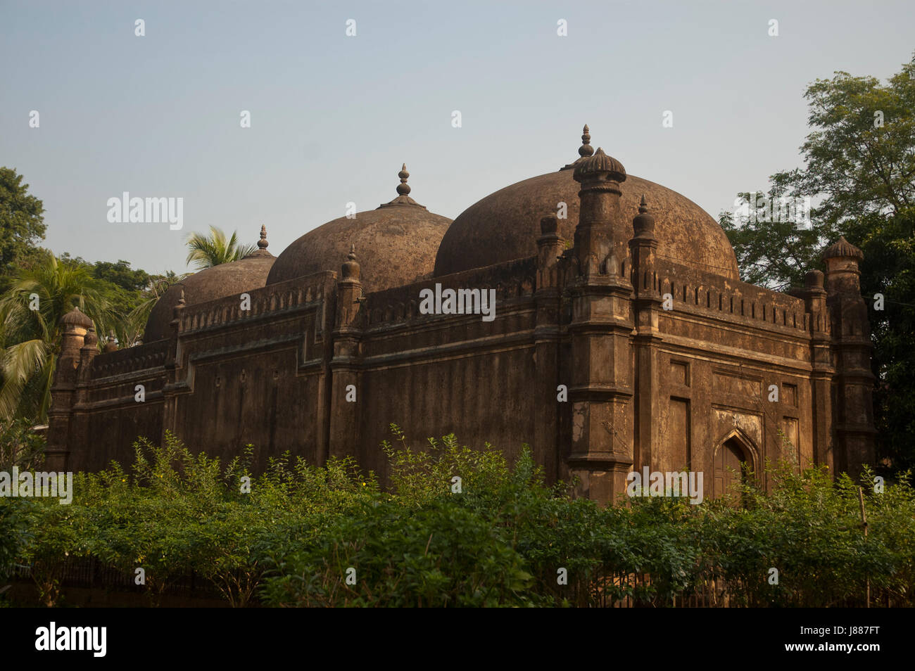 Hazi Shahbaz Khan Moschee. Ist befindet sich in der Altstadt Obergericht. Dhaka, Bangladesch. Stockfoto