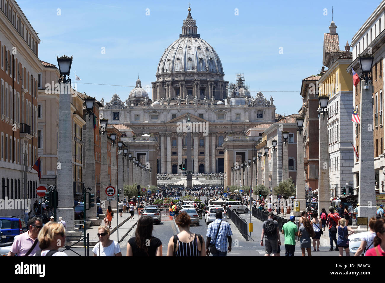 St.-Peters-Basilika im Vatikan, Italien. Stockfoto