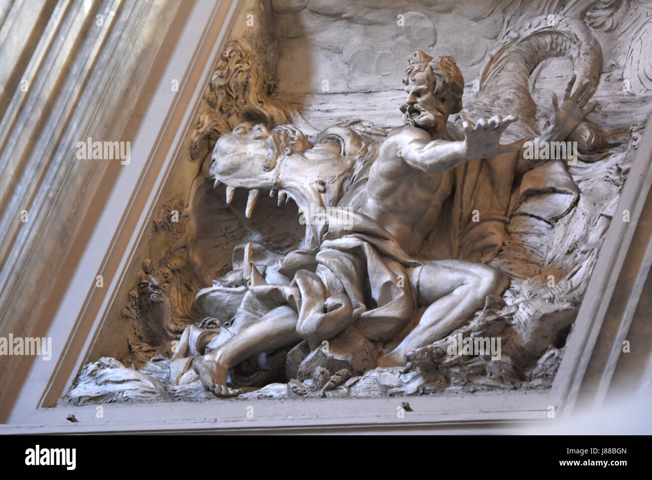 Der offizielle Sitz des Papstes, die Basilika St. Johannes im Lateran ist der ranghöchste katholische Kirche, Rom, Italien. Stockfoto