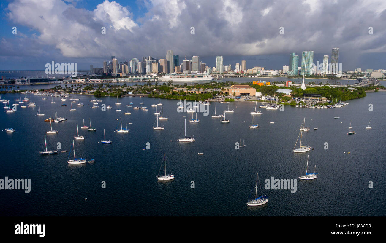 Marina, Miami, USA Stockfoto