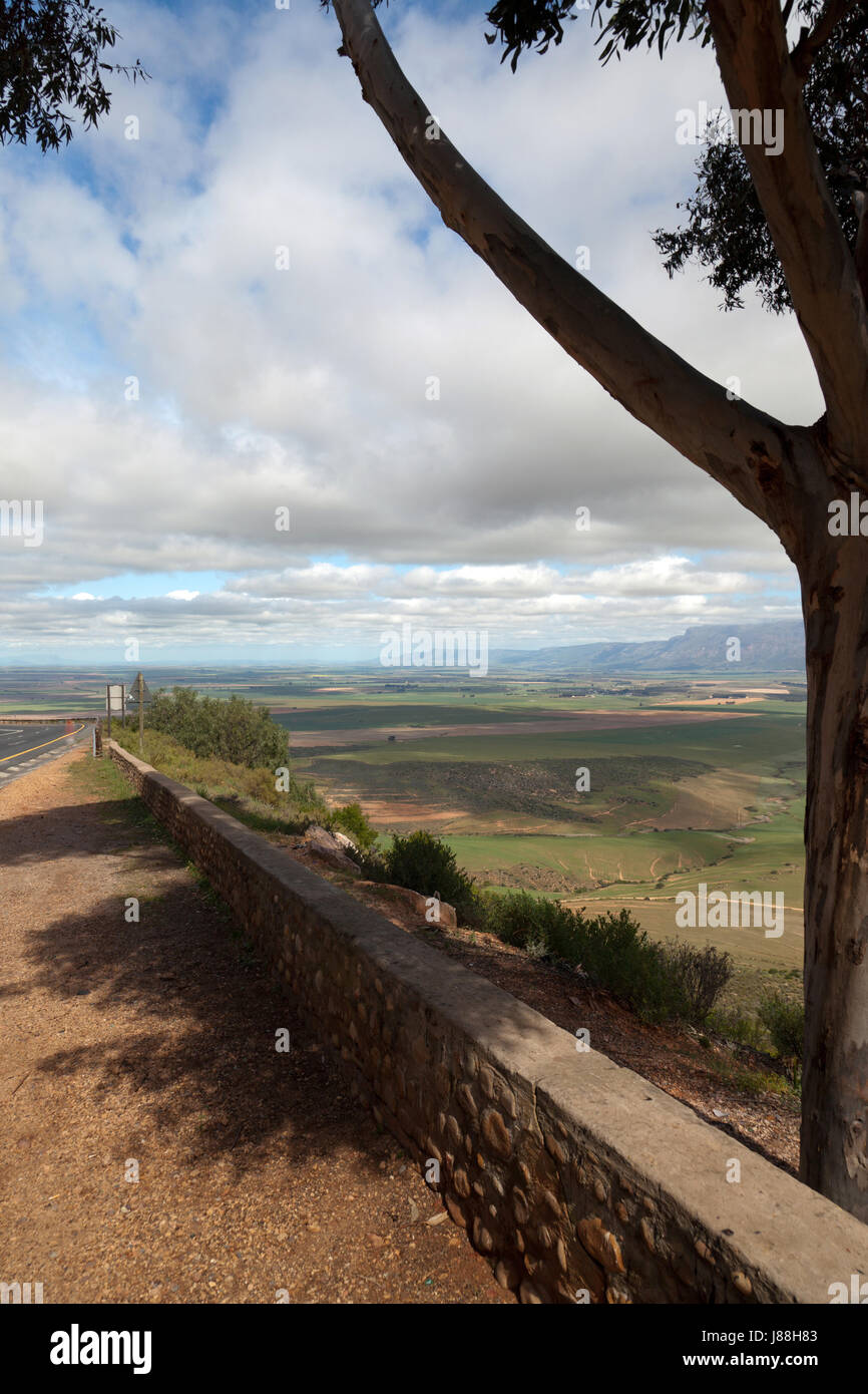 Südafrika - Blick auf weite Landschaften Stockfoto