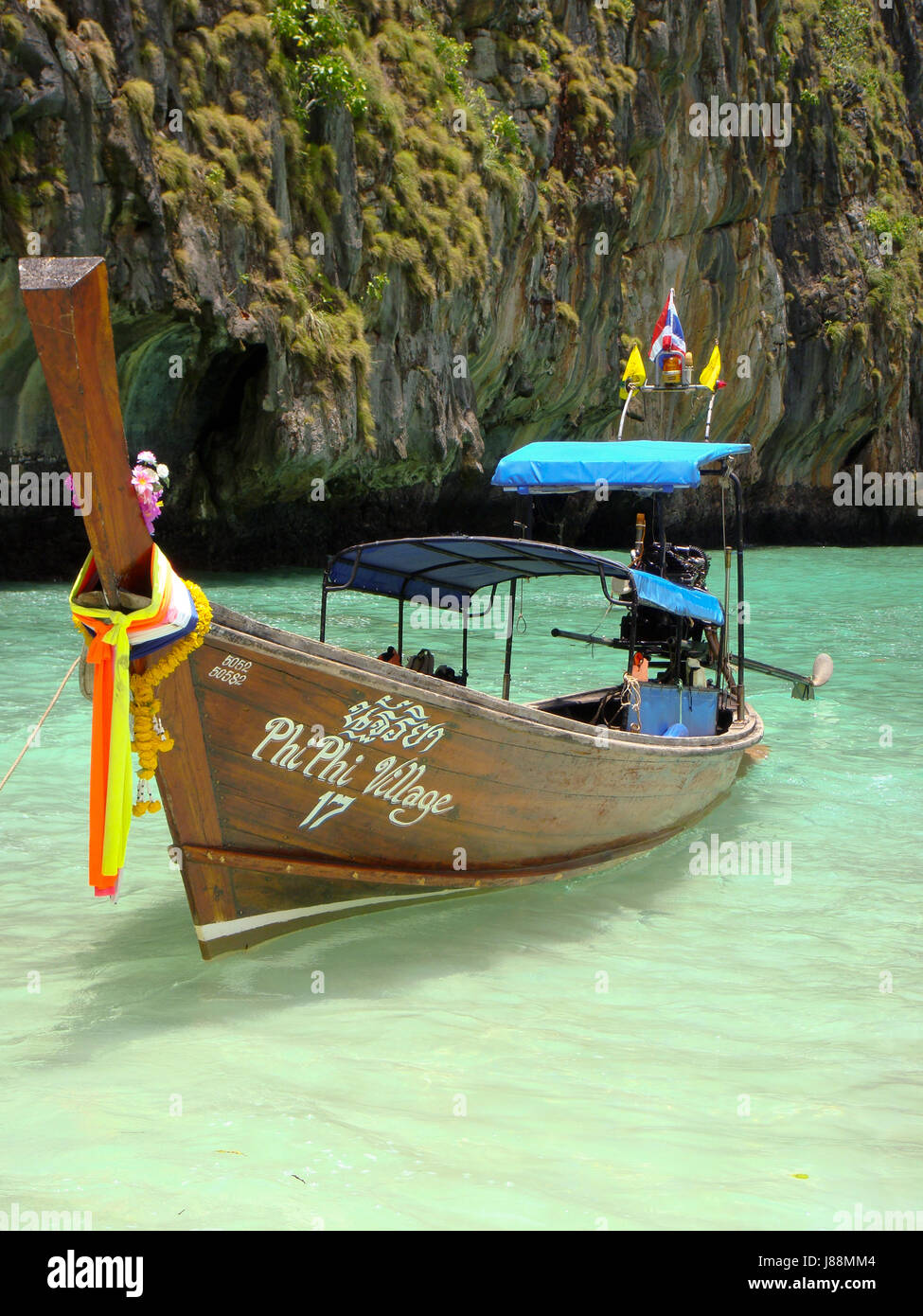 lange Rute Boot verziert schönen Schmuck Schmuck hart-band Stockfoto