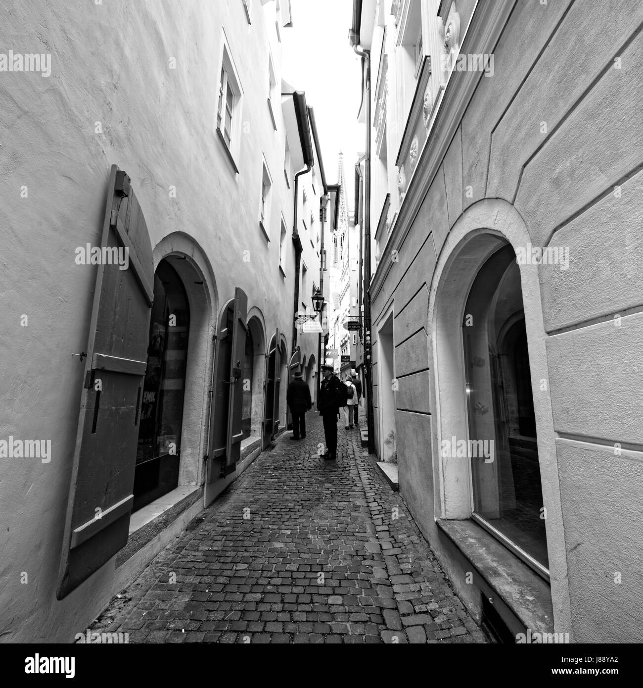 Regensburg (von Lateinisch Castra Regina; Auch lat. Ratisbona Und Ratispona) ist Die Hauptstadt des Regierungsbezirks Oberpfalz Mit Sitz der Regierung Stockfoto