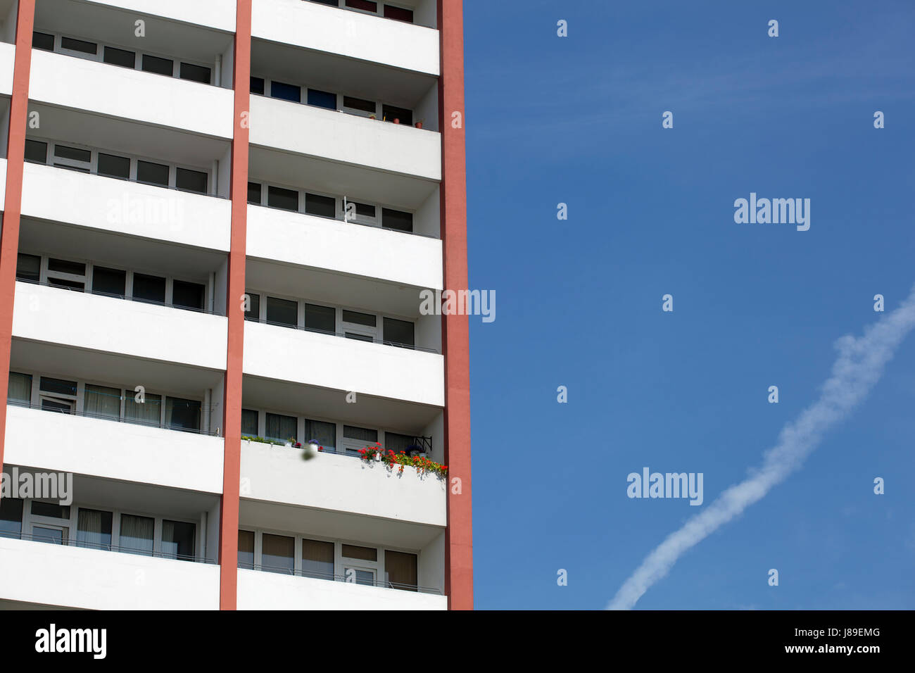 Wolkenkratzer in Kiel, Deutschland Stockfoto