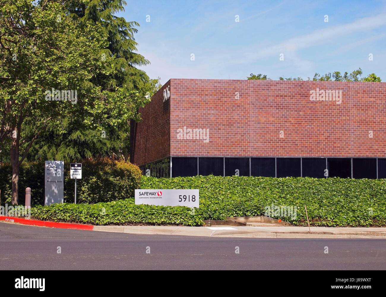 Safeway Unternehmenszentrale, Pleasanton, Kalifornien Stockfoto