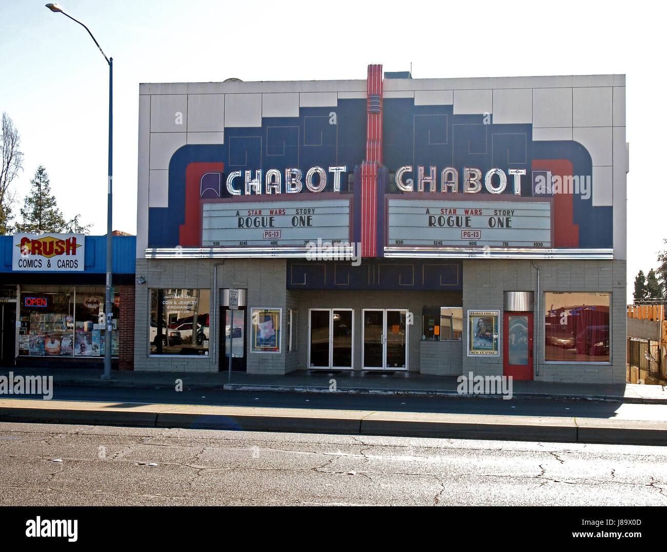 Cinelux Chabot Kino, Castro Valley, Kalifornien Stockfoto